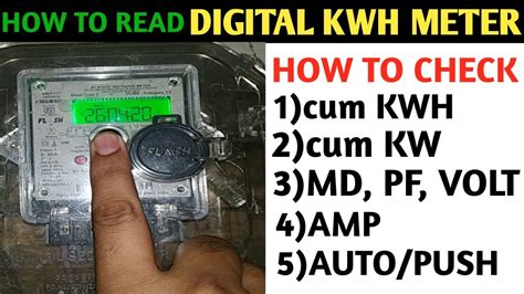 how to read electric meter box|how to read kwh meter.